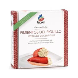 Pimientos del Piquillo rellenos de Centollo.