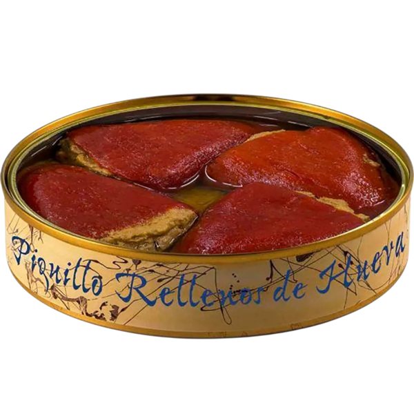 Pimientos del Piquillo rellenos de Hueva de Atún en Aceite de Oliva-lateral