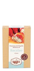 'Mit Kabeljau gefüllte Paprika Rosara'