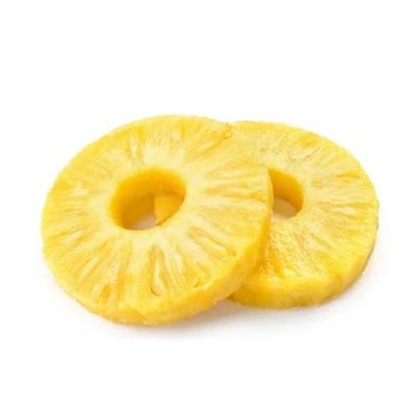 Ananasringe in ihrem Saft-detalle