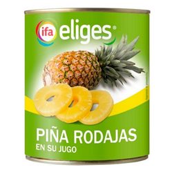 Ananas en tranches dans son jus 340g