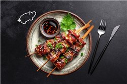 Brochette de porc teriyaki (kg)