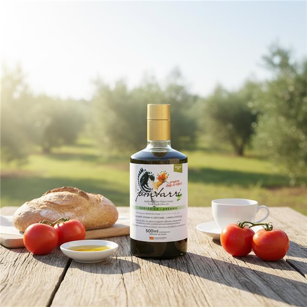 Je vais traduire cela en français:

Peinture écologique Picual en branche non filtrée 500ml-lateral