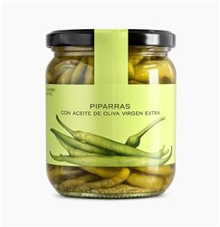 Piparras mit Olivenöl