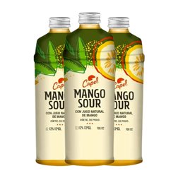 Pisco Capel Sour 70 cl Mango (Caja de 3 unidades)
