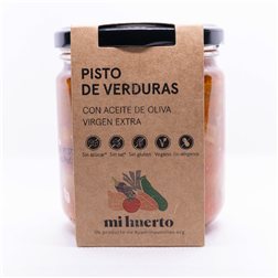 Pisto de verduras con pimiento asado 320 g | Producto solidario
