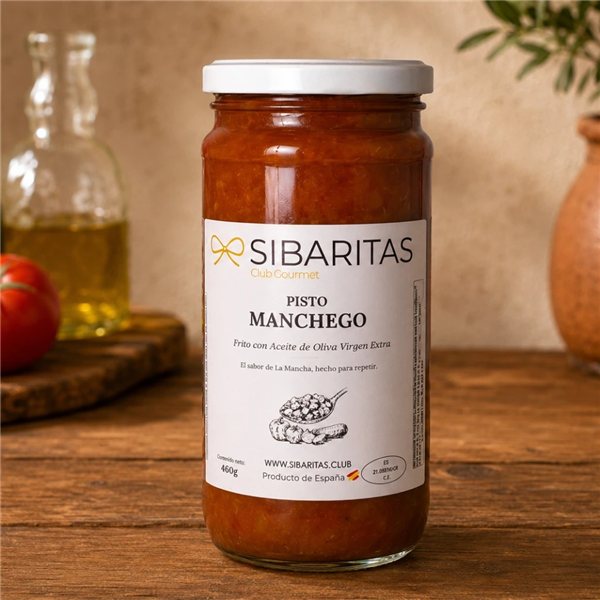 Pisto manchego en conserva-trasera
