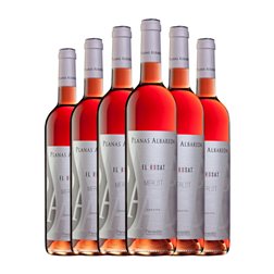 Planas Albareda El Rosat Merlot Penedès 75 cl Vino Rosado (Caja de 6 unidades)