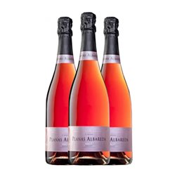 Planas Albareda Trepat Brut Cava 75 cl Espumoso Rosado (Caja de 3 unidades)