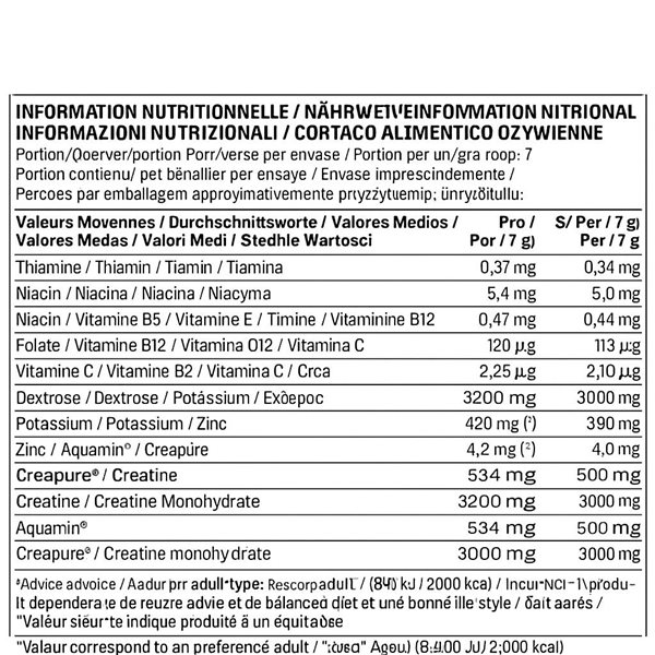 Platinum Creatine Plus 350 Gr-lateral