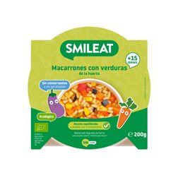 Platito de Macarrones con verduras de la huerta