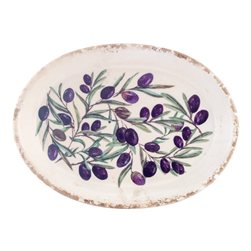 Ceramic Plate Design Olives | Ideal for Gourmet Appetizers