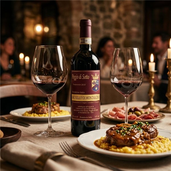 Poggio di Sotto Brunello di Montalcino 2019-detalle