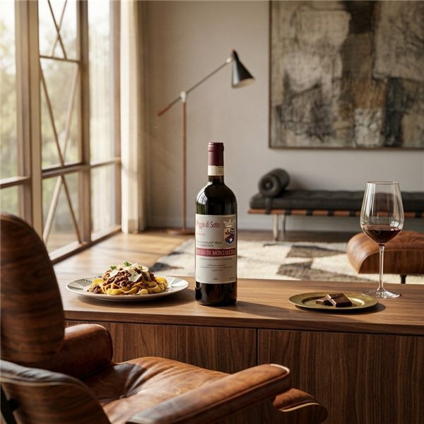 Poggio di Sotto Rosso di Montalcino 2022-lateral