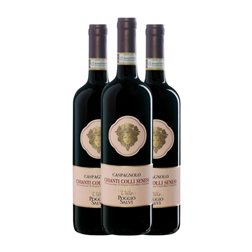 Poggio Salvi Caspagnolo Colli Senesi Chianti 75 cl Vino Tinto (Caja de 3 unidades)