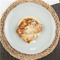 Stuffed chicken with poor man's potato parmentier