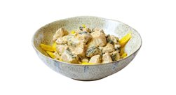 POLLO ROQUEFORT CON ESPINACAS