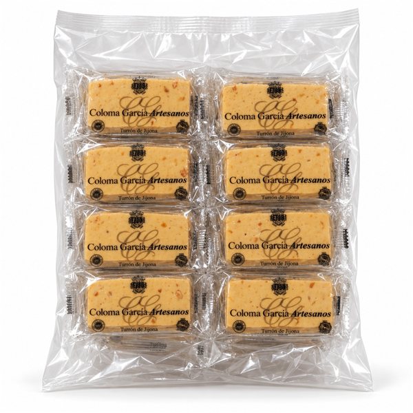 Jijona Nougat Portions Coloma García 250 g – Artisan Soft Nougat-detalle