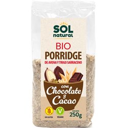 Chocolate Porridge with Oats and Gluten-Free Buckwheat Organic 250g