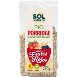 Red Berry Porridge with Oats and Gluten-Free Buckwheat Organic 250g