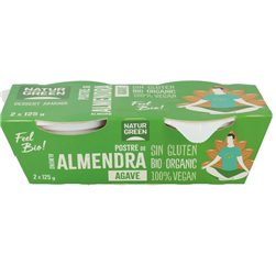 Almond Dessert with Organic Agave 2 x 125g