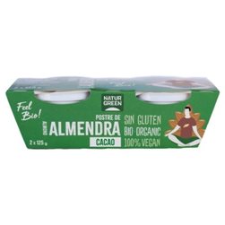 Postre de Almendra con Cacao Bio 2 x 125g