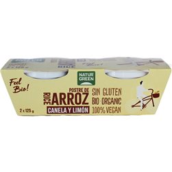 Postre de Arroz con Canela y Limón Bio 2 x 125g