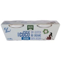 Postre de Coco con Cacao Bio 2 x 125g