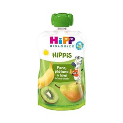 Poches poire banane et kiwi Bio 100g Hipp