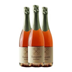 Prada a Tope Xamprada Godello Brut Vino de la Tierra de Castilla y León Eco — Ecológico 75 cl Espumoso Rosado (Caja de 3 unidades)