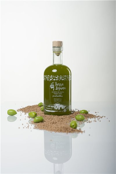 [PRÉ-RÉSERVATION] Huile d'Olive Extra Vierge Non Filtrée Fraîche Nouvelle Récolte - Picual 500ml. boîte de 6 unités (14,95€/unité).-lateral