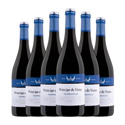 Príncipe de Viana Tempranillo Navarra 75 cl Vino Tinto (Caja de 6 unidades)