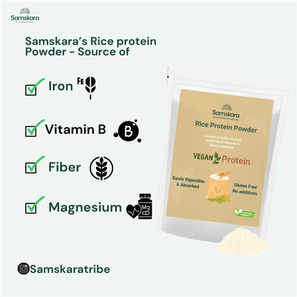 Reisprotein - 500g-trasera