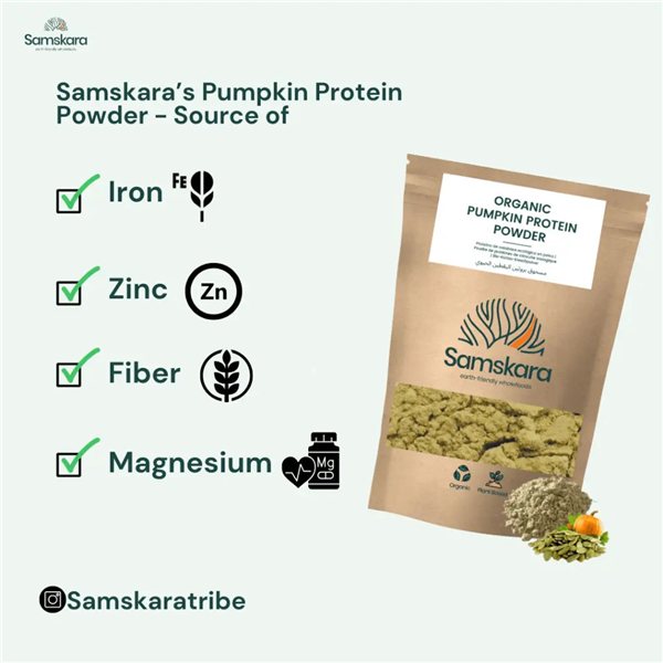 Organic Pumpkin Protein - 500g-izquierda