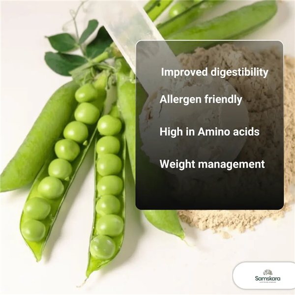 Proteína de Guisante Ultra Hidrolizada - 500g-lateral