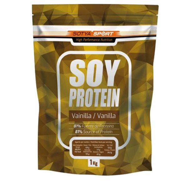 Proteina de soja isolada Vainilla Doypack 1Kg Sotya SPORT-lateral