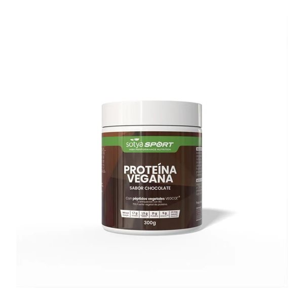Proteina Vegana Chocolate 300g Sotya SPORT-trasera