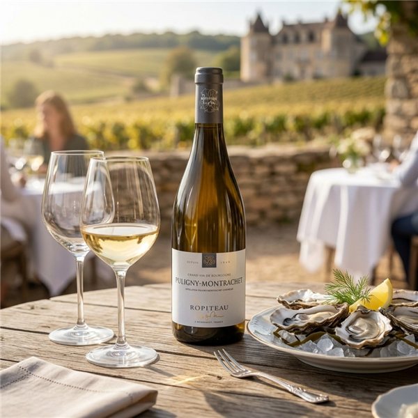 Puligny-Montrachet Blanc von Ropiteau Frères 2023-detalle