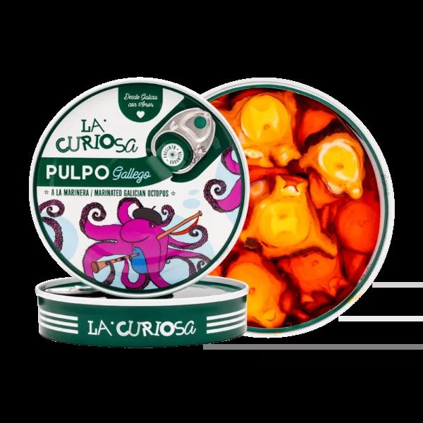 Poulpe galicien à la marinière, La Curiosa-detalle