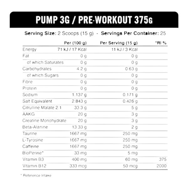 Pré-entraînement 3G 375 Gr-detalle