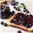 Blueberry puree. Fruit spread.-detalle
