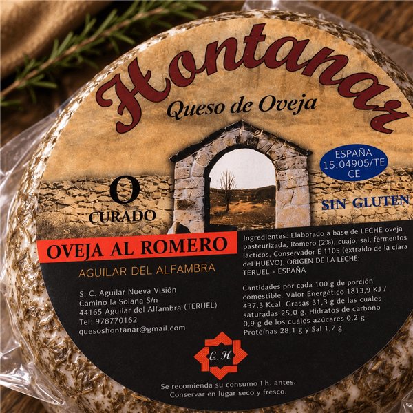 Rosemary Sheep Cheese-lateral