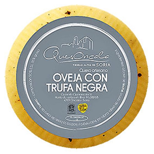 Fromage artisanal de brebis au truffe noire, Oncala-detalle
