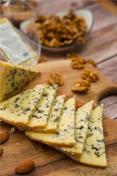 Ahumierter Blauschimmelkäse 185g.-detalle