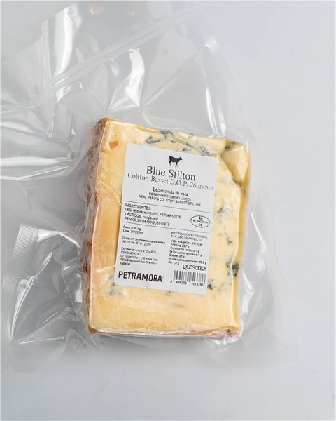 Käse Blue Stilton Colston Basset DOP 200 g-lateral