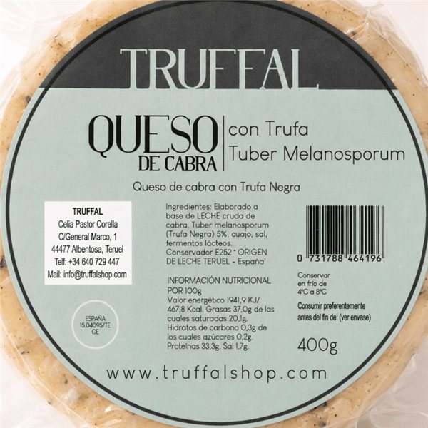 Goat Cheese with Truffle-trasera