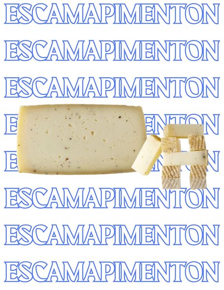 Cured sheep cheese with paprika flakes - 250gram wedge-detalle