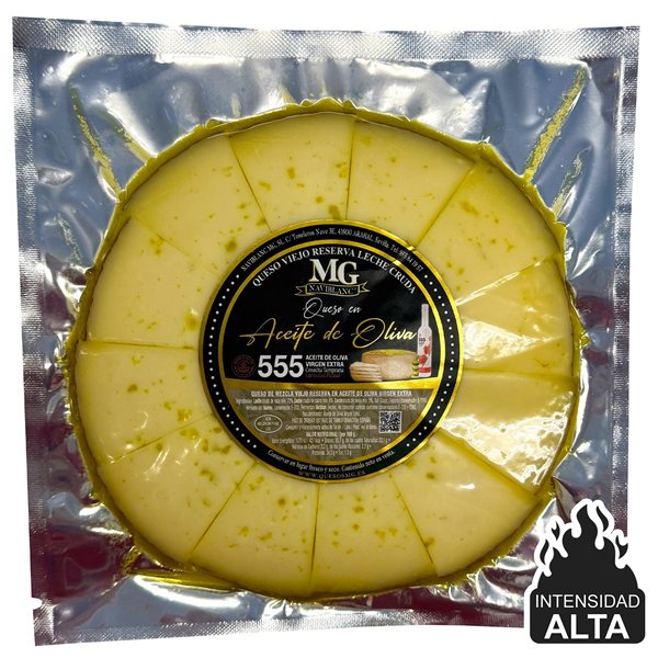 FROMAGE AFFINÉ À L'HUILE 555 VIEUX RÉSERVE MG 1/2 (1,6 / 1,7 Kg)-izquierda
