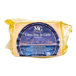 Fromage de chèvre affiné dans l'huile d'olive MG 500g Sierra de Cádiz.
