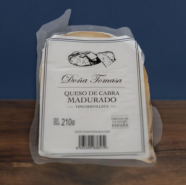 Reifer Ziegenkäse, Serviettenart, 210g-trasera